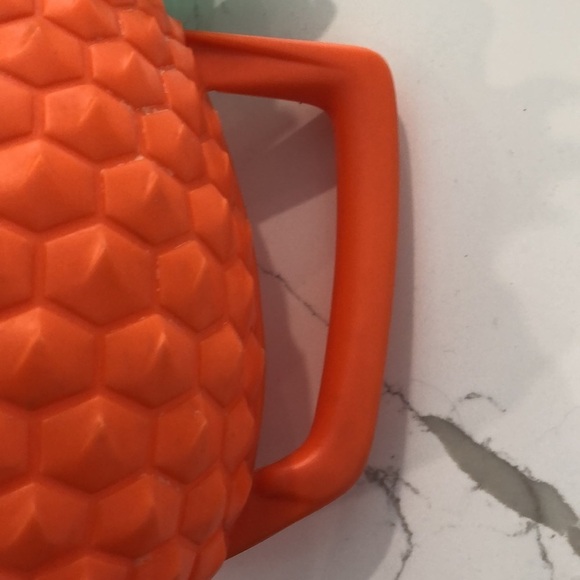 Vintage 1960s PINEAPPLE DRINK PITCHER ORANGE & GREEN MINERWARE~LUAU / TIKI PARTY - Picture 3 of 11